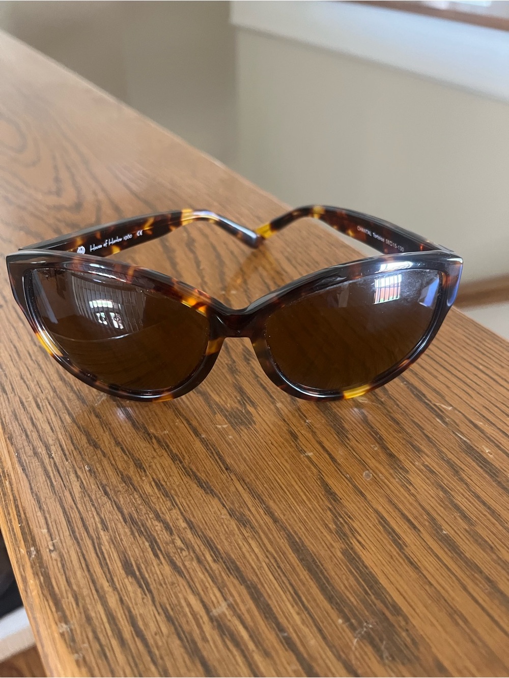 House of Harlow Tortoiseshell Cat Eye Women's Sunglasses - Brown Lenses